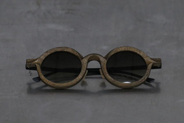 Rigards X ZIGGY CHEN Limited Edition Collection RG0161ZCLEII Round Frame Sunglasses RG-RG0161ZCLEII-FGJLP Retro Gold Green Lenses